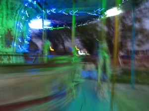 Stress filled merry-go-round
