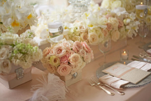 karen-tran-soolip-wedding-pink-crystal-brooch-centerpiece